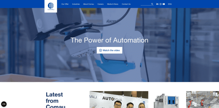 086 Industrial Automation and Advanced Robotics Company Comau wwwcomau com min 768x379