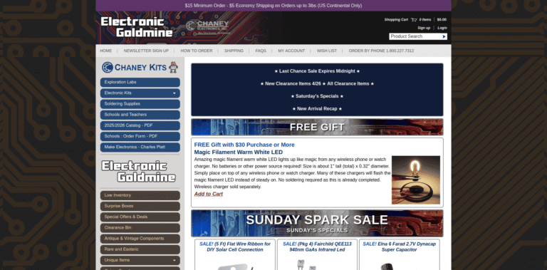 096 The Electronic Goldmine Quality Electronic Components Explore a Wide Range of Tech  theelectronicgoldminecom min 768x379