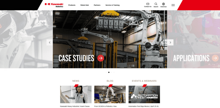 103 Kawasaki Robotics Industrial Robotics HOME kawasakiroboticscom min 768x379