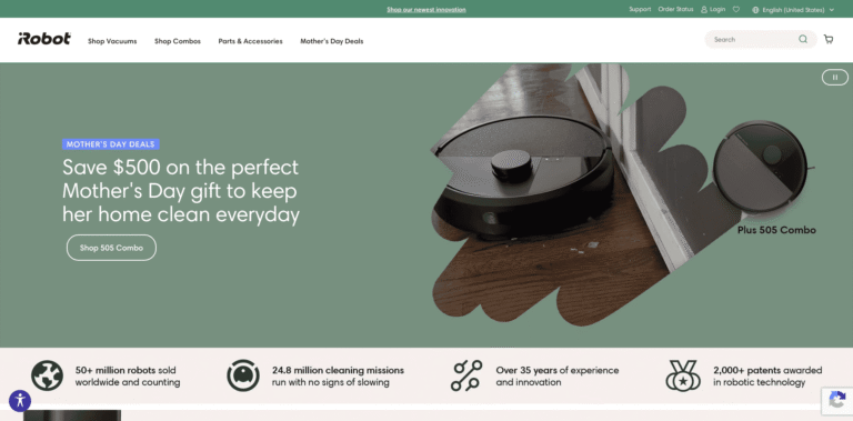 104 iRobot®  Robot Vacuums and Mops wwwirobotcom min 768x379