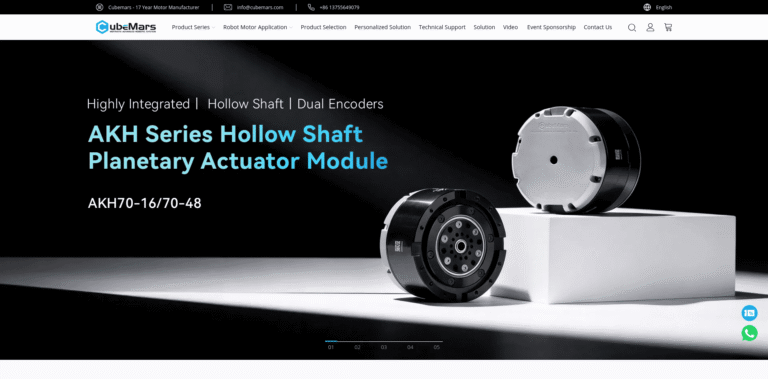 120 CubeMars Robot Motor Manufacturer 17 Years Global Brand wwwcubemarscom min 768x379