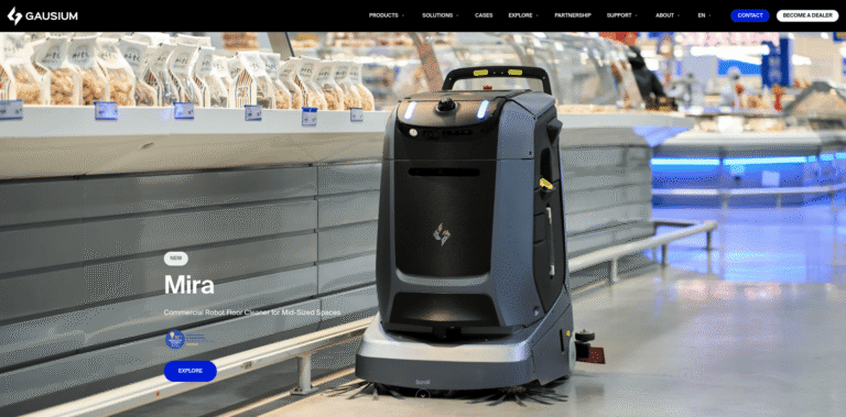 153 Gausium  Autonomous Cleaning Service Robot gausiumcom min 768x379