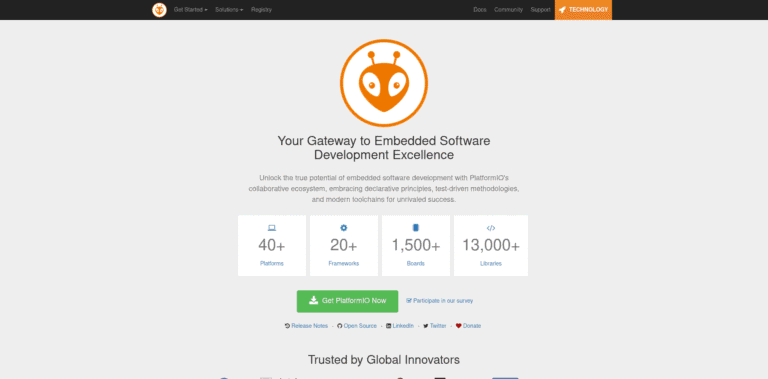 178 Your Gateway to Embedded Software Development Excellence PlatformIO platformioorg min 768x379