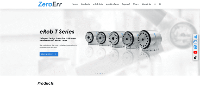 196 ZeroErr Rotary Actuator ZeroErr Magnetic Encoder Build Robot Fast wwwzeroerrcom min 768x379