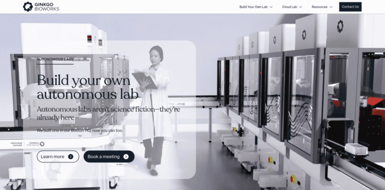 202 Ginkgo Bioworks Autonomous Labs for Biotechnology wwwginkgobio min 768x379