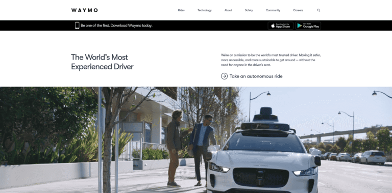 229 Waymo Self Driving Cars Autonomous Vehicles Ride Hail waymocom min 768x379