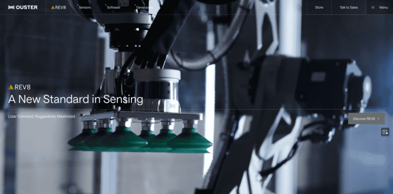 323 Digital Lidar Sensors for Automation Drones Robotics Ouster Ouster oustercom min 768x379