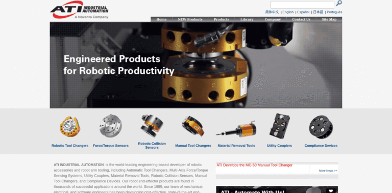 334 ATI Industrial Automation Robotic End Effectors and Automation Tooling wwwati iacom min 768x379