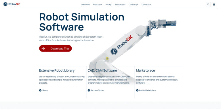347 Simulator for robot arms and offline programming RoboDK robodkcom min 768x379