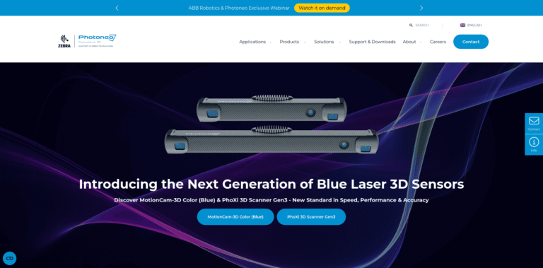352 Machine Vision and Automation Solutions Photoneo Focused on 3D wwwphotoneocom min 768x379