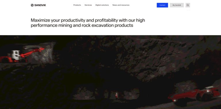 367 Mining Equipment Parts Services wwwminingsandvik min 768x379
