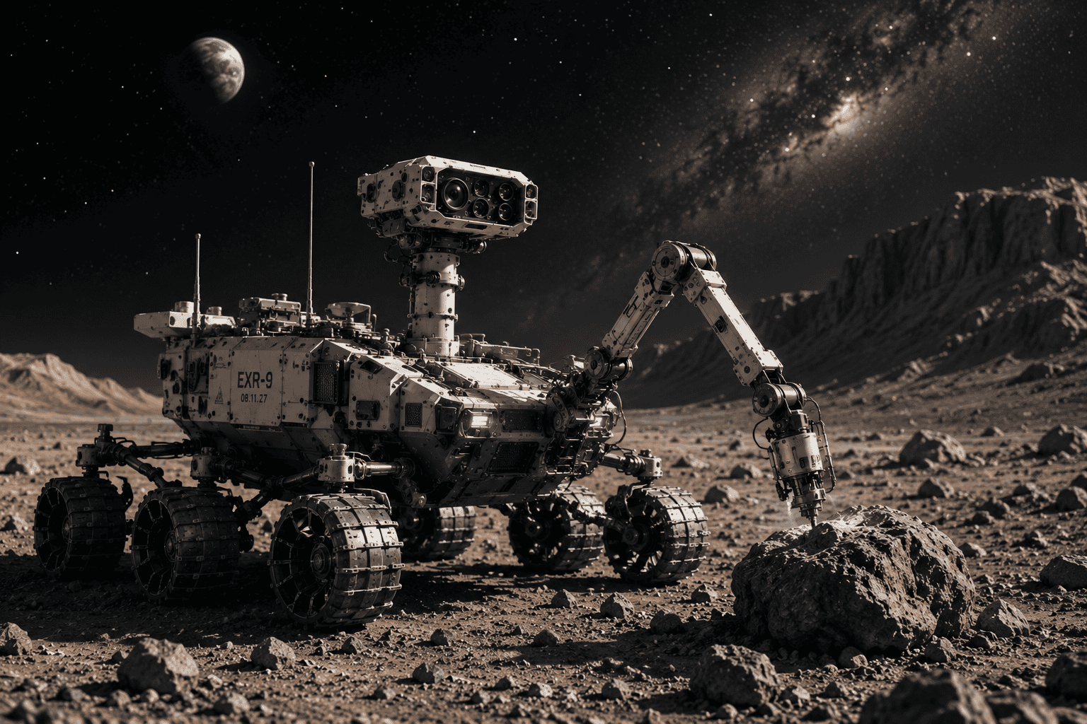 Moon Exploration Robot