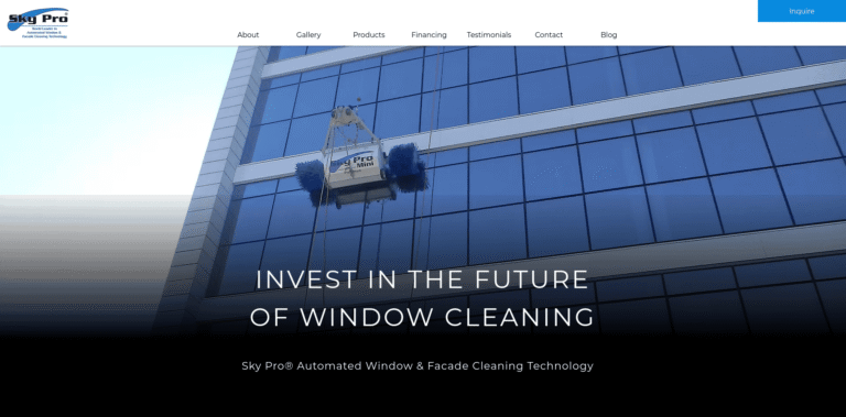 458 Sky Pro automated window and facade cleaning wwwskyprocom min 768x379