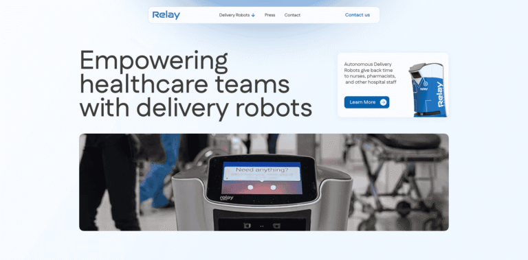 504 Relay Delivery Robots Leader in delivery robots for hospitals and hotels  relayroboticscom min 768x379