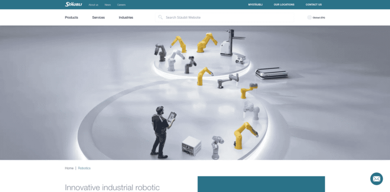 548 Innovative Solutions for Industrial Automation Staubli Robotics Staubli wwwstaublicom min 768x379