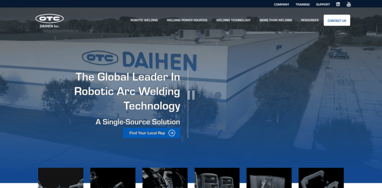 550 OTC DAIHEN Inc USA Robotic Welding Solutions wwwdaihen usacom min 768x379