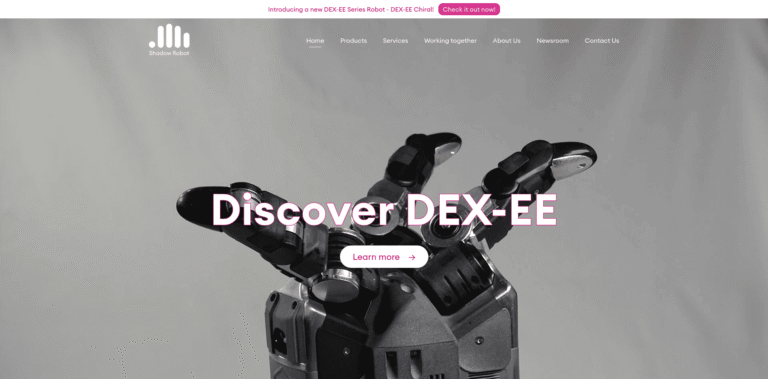 566 Shadow Robot Dexterous Robotic Hands Teleoperated Robots shadowrobotcom min 768x379