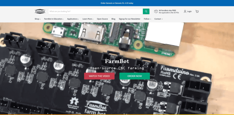570 FarmBot Open Source CNC Farming farmbot min 768x379