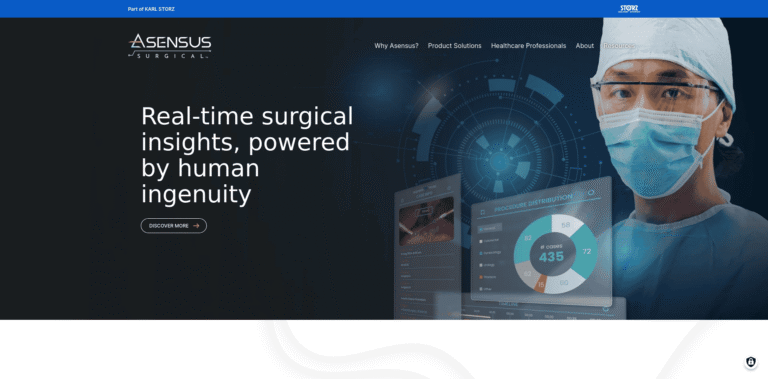 580 Asensus Surgical Robotic Surgery Systems Technology wwwasensuscom min 768x379