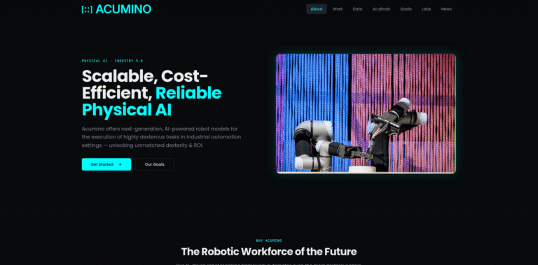 594 Acumino Scalable Physical AI for Industrial Automation acuminoai min 768x379