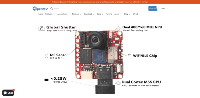640 Small Affordable Expandable OpenMV openmvio min 768x379