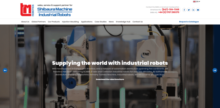 FireShot Capture 032 TM Robotics Industrial Robots Shibaura Machine wwwtmroboticscom min 768x379