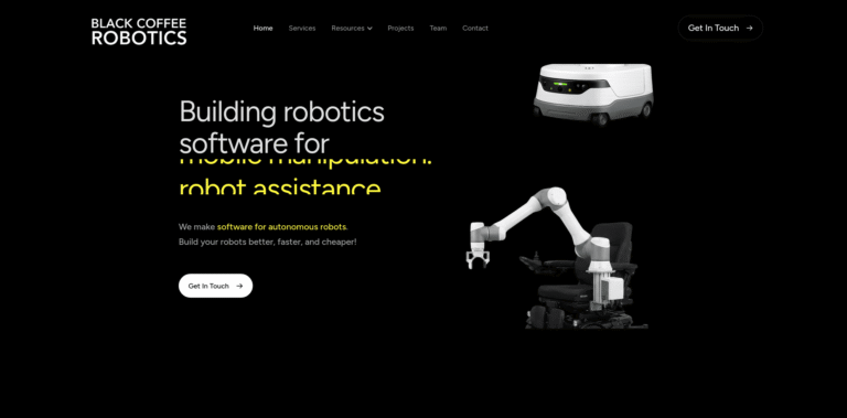 FireShot Capture 067 Software for Autonomous Robots Black Coffee Robotics wwwblackcoffeeroboticscom min 768x379