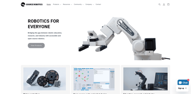 FireShot Capture 103 Source Robotics Open Source Robotic Arms PAROL6 source roboti source roboticscom min 768x379