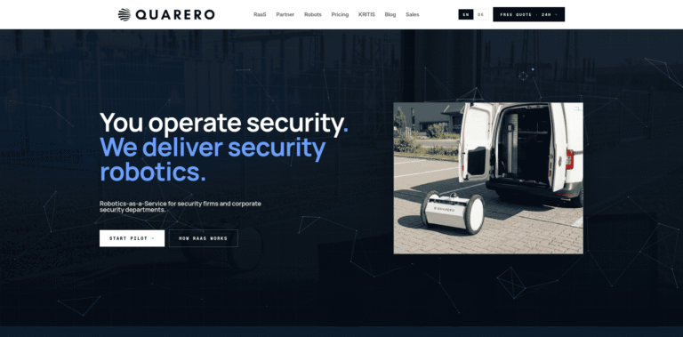 FireShot Capture 112 Quarero Robotics Autonomous Security Robots for DACH quareroroboticscom min 768x379