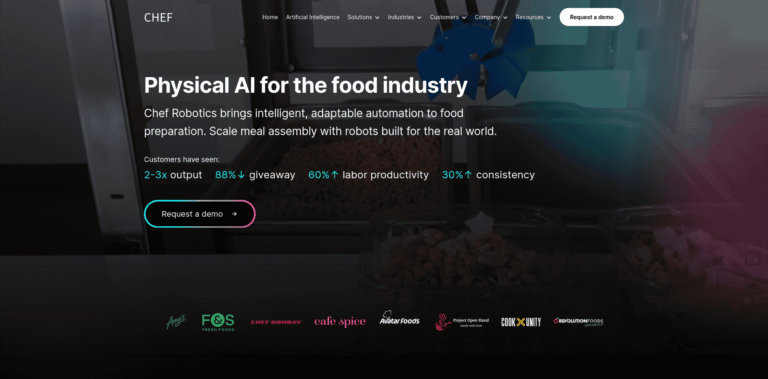 FireShot Capture 159 Chef Robotics Physical AI for the food industry wwwchefroboticsai min 768x379
