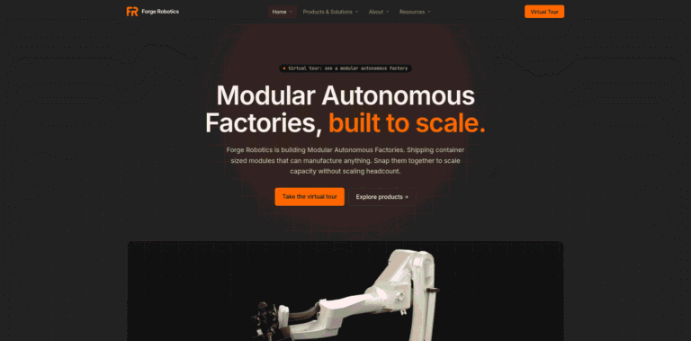FireShot Capture 237 Forge Robotics Modular Autonomous Factories forge roboticscom min 768x379