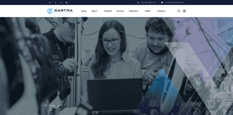 FireShot Capture 266 Sastra Robotics Revolutionising Industries with Intelligent Robot  sastraroboticscom min 768x379