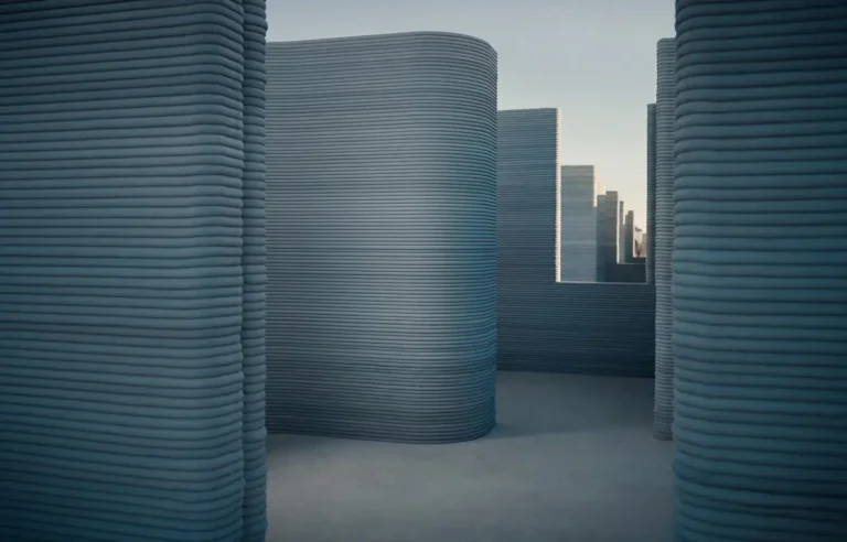 6a1d6e7eb3576156a4fb8841 6a1d6e7ab3576156a4fb8439 ICON 3D printed walls Photo Credit Casey Dunn min 768x492