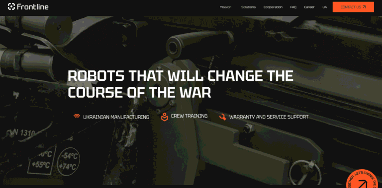 FireShot Capture 306 Frontline Robotics robots that will change the course of the war wwwfrontline roboticstech min 768x379