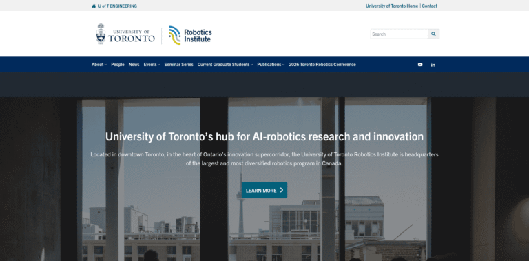 FireShot Capture 308 Home University of Toronto Robotics Institute roboticsutorontoca min 768x379