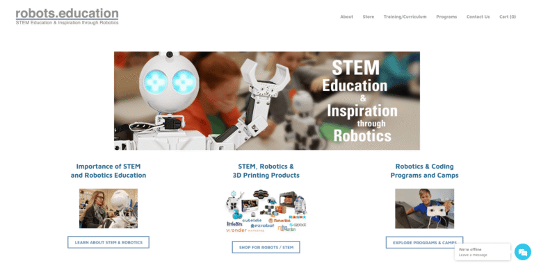 FireShot Capture 319 robotseducation Education Robotics Programs STEM Technology an wwwrobotseducation min 768x379