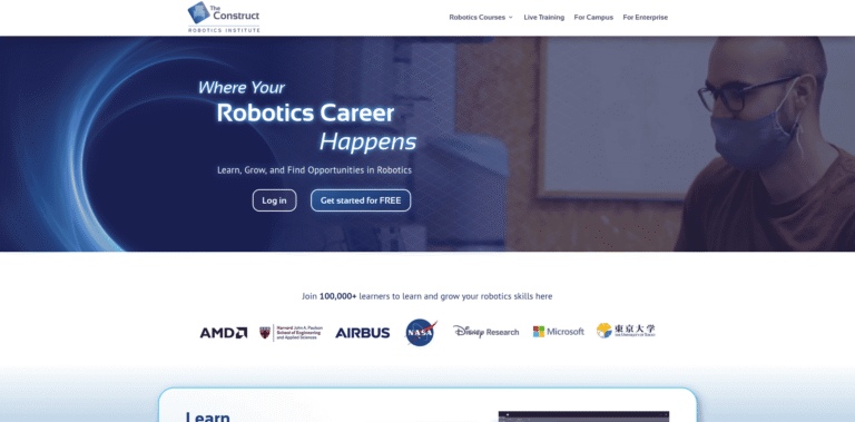 FireShot Capture 378 The Construct Where Your Robotics Career Happens wwwtheconstructai min 768x379
