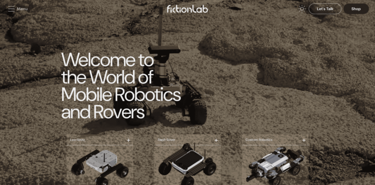 FireShot Capture 493 Fictionlab Mobile Robotics Welcome to the world of Robotics fictionlabpl min 768x379