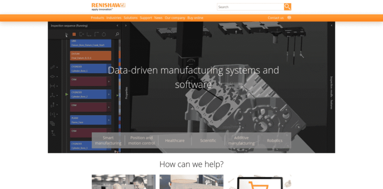 FireShot Capture 534 Renishaw enhancing efficiency in manufacturing and healthcare wwwrenishawcom min 768x379