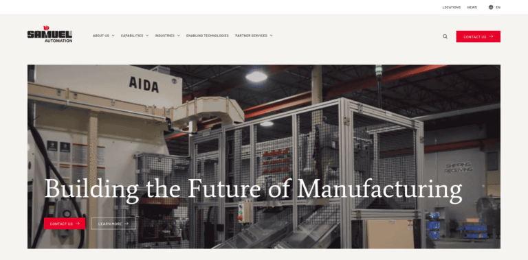 FireShot Capture 550 Manufacturing Automation Solutions Samuel Automation  samuelautomationcom min 768x379