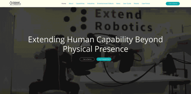 FireShot Capture 564 Extend Robotics Robotic Teleoperation Robotic Arm Software  wwwextendroboticscom min 768x379