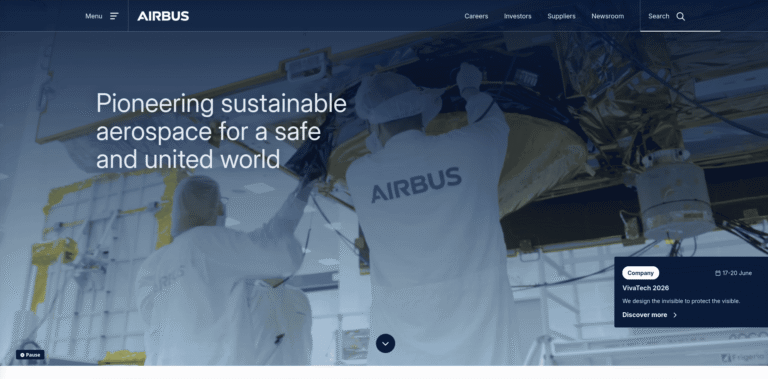 FireShot Capture 588 Pioneering sustainable aerospace Airbus wwwairbuscom min 768x379