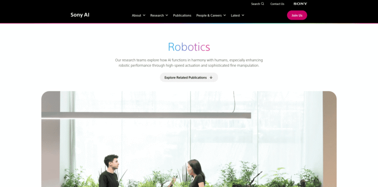 FireShot Capture 593 Sony AI Robot Robotics Technology Sony AI Research aisony min 768x379