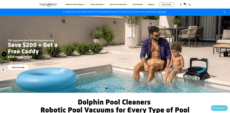 FireShot Capture 595 Dolphin Pool Cleaners Robotic Pool Vacuums by Maytronics wwwmaytronicscom min 768x379
