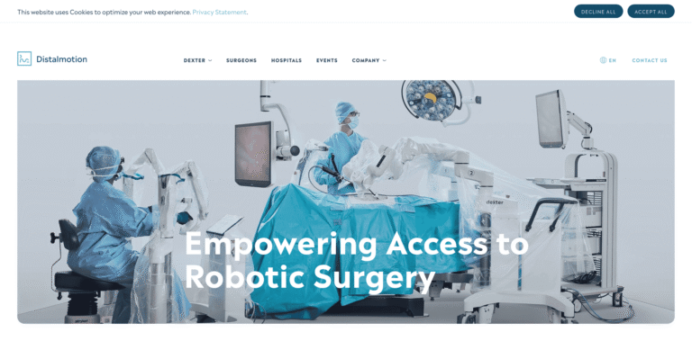 FireShot Capture 605 DEXTER Robotic Surgery by Distalmotion wwwdistalmotioncom min 768x379
