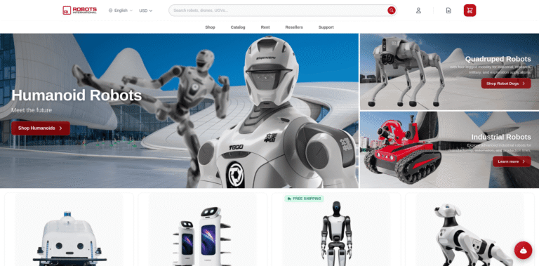 FireShot Capture 639 Robots for Sale Buy Advanced Robotics Robots International wwwrobotsinternationalcom min 768x379