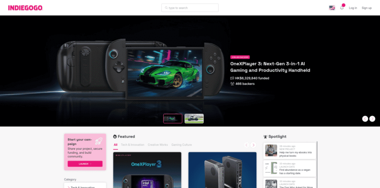 FireShot Capture 644 Indiegogo wwwindiegogocom min 768x379