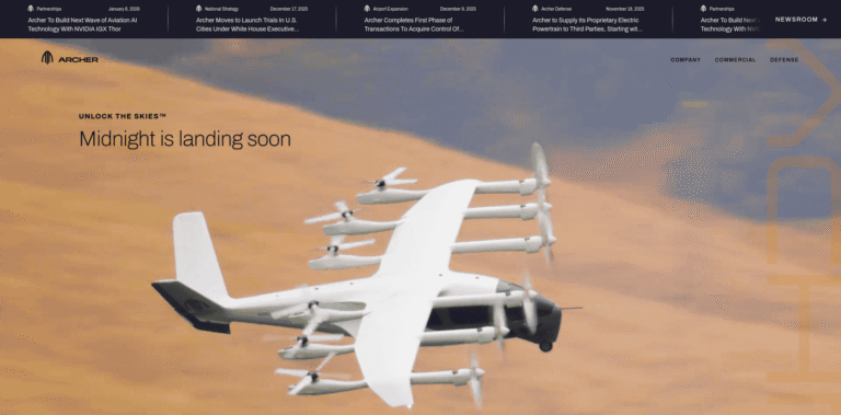 FireShot Capture 668 Archer Electric Air Taxis archercom min 768x379