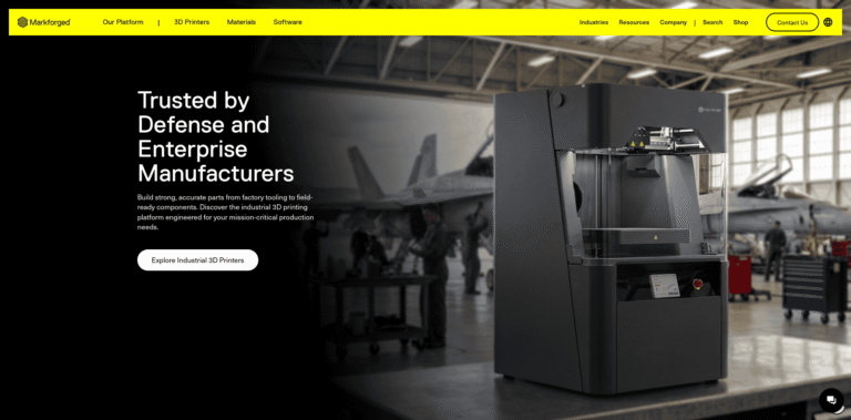 FireShot Capture 683 Industrial Additive Manufacturing Platform Markforged markforgedcom min 768x379