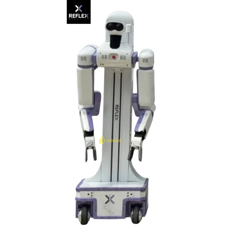 Reflex humanoid robot by Reflex Robotics humanoid guide Featured Image min 768x768